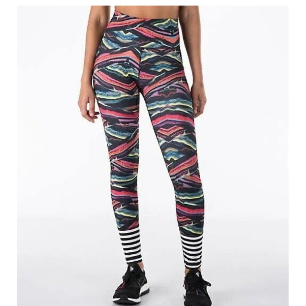 Womens Adidas‎ Performance Highrise Climalite Leggings NWT sz LG